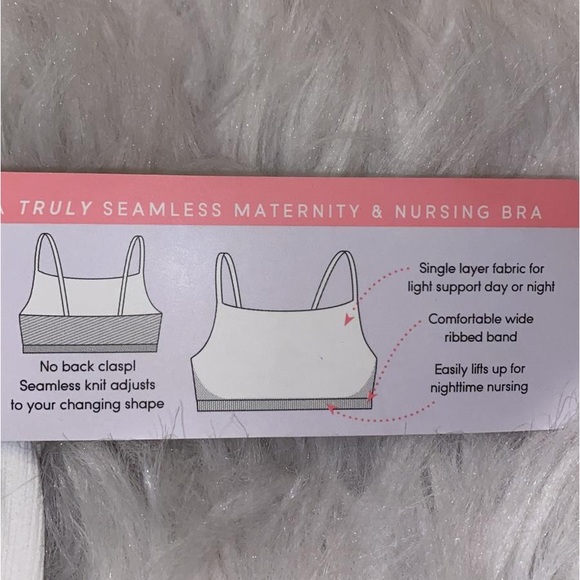 Truly seamless maternity & nursing bra white - Picture 9 of 9